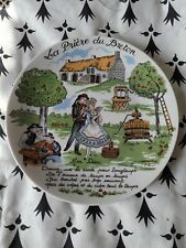 Bretagne assiette décorative d'occasion  Callac