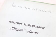 Transistor reiseempfänger vag gebraucht kaufen  Pirna, Dohma, Struppen