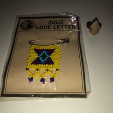 Zulu beaded pin for sale  Richmond
