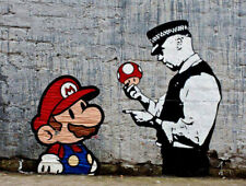 Banksy super mario for sale  Amesbury