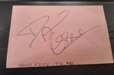 David essex autograph for sale  GRAYS