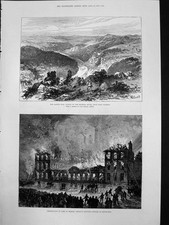 Old print fire for sale  UK