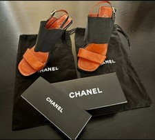 SANDÁLIA CHANEL VINTAGE COM CAIXA DE ÓCULOS CHANEL comprar usado  Enviando para Brazil