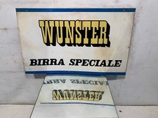 Targa pubblicitaria birra usato  Seregno