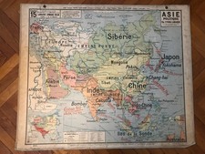 Carte affiche scolaire d'occasion  Paris I