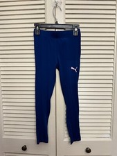 Usado, Calça legging skinny feminina Puma SE Way 1 treino atlético tamanho P - Azul comprar usado  Enviando para Brazil