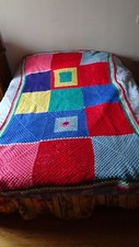 Vintage couverture plaid d'occasion  Bains-les-Bains