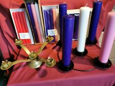 Advent coloured candle for sale  NEWCASTLE