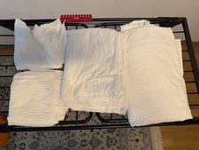 Bettwäsche set weiß gebraucht kaufen  Frankfurt am Main