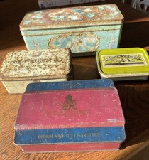Vintage advertising tins for sale Vintage advertising tins for sale  BISHOP AUCKLAND