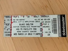 Blake shelton 2012 for sale  Gilbert