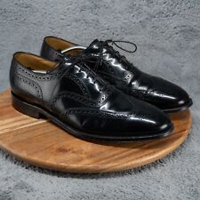 Johnston & Murphy Preto Masculino Brogued Oxford Trampolim Conforto Sola Tamanho 14 D/B comprar usado  Enviando para Brazil