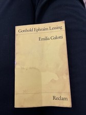 Lessing emilia galotti gebraucht kaufen  Hamburg