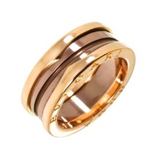 Anel Roma BVLGARI B-ZERO1 2 bandas METAL 18K PG 750 tamanho 56 7,25 (EUA) 90287029 comprar usado  Enviando para Brazil