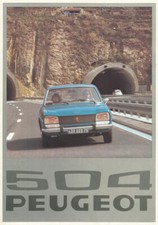 Peugeot 504 prospekt gebraucht kaufen  Deutschland