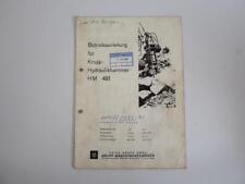 Krupp hm401 hydraulikhammer gebraucht kaufen  Merseburg