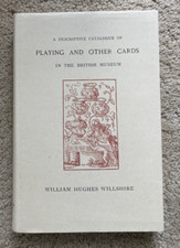 William Hughes Willshire  DESCRIPTIVE CATALOGUE OF PLAYING AND OTHER  CARDS 1975 segunda mano  Embacar hacia Mexico