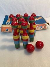 Vintage wooden skittles for sale  ELGIN