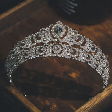 Tiara de cristal luxo 5,5 cm de altura coroa casamento rainha noiva princesa para mulheres comprar usado  Enviando para Brazil