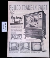 Usado, 1958 PHILCO HYPER-POWER TV com 3 alto-falantes wrap-around anúncio impresso 51065 comprar usado Usado, 1958 PHILCO HYPER-POWER TV com 3 alto-falantes wrap-around anúncio impresso 51065 comprar usado  Enviando para Brazil