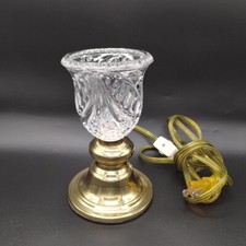 Glass brass bedside for sale  Trafford