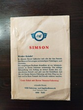 Papiertüte simson fahrzeugpap gebraucht kaufen  Berlin