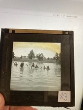 Usado, Slide fotográfico com tampa de vidro Magic Lantern 31/4” x 31/4”, por volta de 1930’s [nº 28] comprar usado  Enviando para Brazil