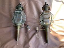Brass coach lamps for sale  SITTINGBOURNE