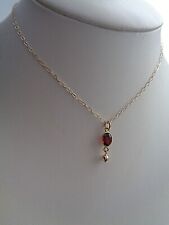 Gold kette granat gebraucht kaufen  Wittenberg-Umland