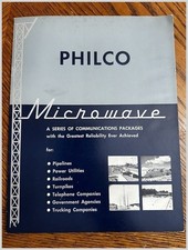 Folheto do sistema de comunicação Philco microondas CLR-7 1960 comprar usado  Enviando para Brazil