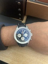 Breitling navitimer silver for sale  LEICESTER
