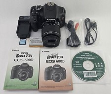 Câmera Digital SLR Canon EOS Rebel T3i com Kit 18-55mm IS II 32gig Cartão SD com Caixa comprar usado  Enviando para Brazil