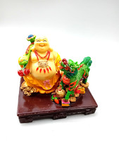 Laughing buddha figurine for sale  MIRFIELD