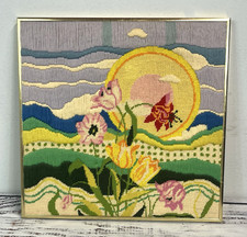 Vintage crewel embroidery for sale  Akron