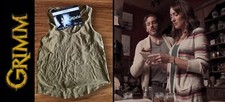 GRIMM: Rosalee Calvert/Bree Turner Zielony tank top z COA Studio, używany na sprzedaż  Wysyłka do Poland