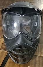 Óculos de proteção Tippmann paintball máscara facial completa viseira preta ajustável, usado comprar usado  Enviando para Brazil