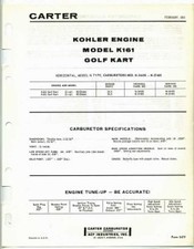 Kohler k161 golf for sale  Colorado Springs
