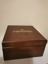 Twinings wooden box for sale  HUDDERSFIELD