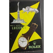 Depliant rolex bucherer usato  Alessandria
