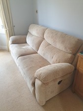 Fabric reclining seater for sale  HERTFORD