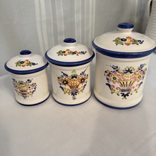 Hand painted canister for sale  Reedville