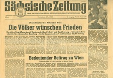 Zeitung historisches riginal gebraucht kaufen Zeitung historisches riginal gebraucht kaufen  Radeberg, Wachau