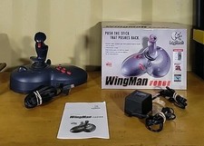 Usado, Joystick USB retrô Logitech Wingman Force modelo J-UA9 parte 863144-0000 comprar usado Usado, Joystick USB retrô Logitech Wingman Force modelo J-UA9 parte 863144-0000 comprar usado  Enviando para Brazil