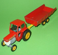 Matchbox King Size/K3 Massey Ferguson 165 trator e reboque agrícola basculante comprar usado  Enviando para Brazil