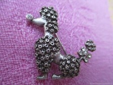 Broche caniche strass d'occasion  Orleans-