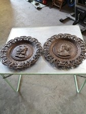 Coppia piatti bronzo usato  Alpignano