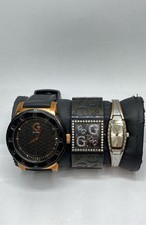 Relógio masculino Guess analógico His Hers sortido aço inoxidável pacote com 3 comprar usado  Enviando para Brazil
