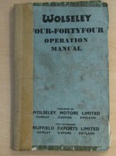 1953 wolseley four for sale  LEWES