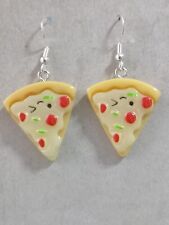 Brincos PIZZA fofos kitsch Kawaii retrô funky divertido junk food emo comprar usado  Enviando para Brazil