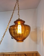 Vintage amber globe for sale  Wallowa